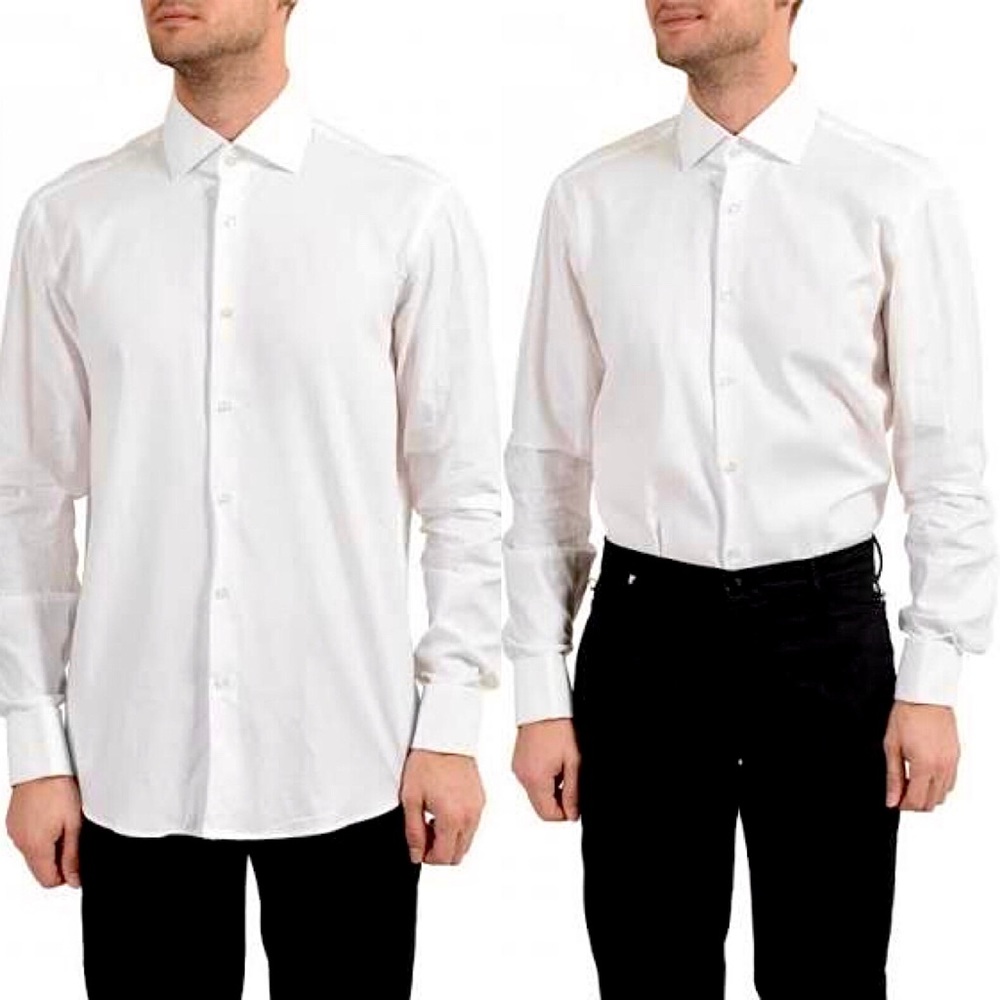 DKNY⚡️Classic Fit Cream Button Down Shirt_S